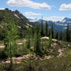 Pacific Crest Trail south of Cutthroat Pass.