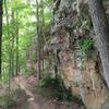 Lakeshore Bluffs Trail and very tempting bouldering.