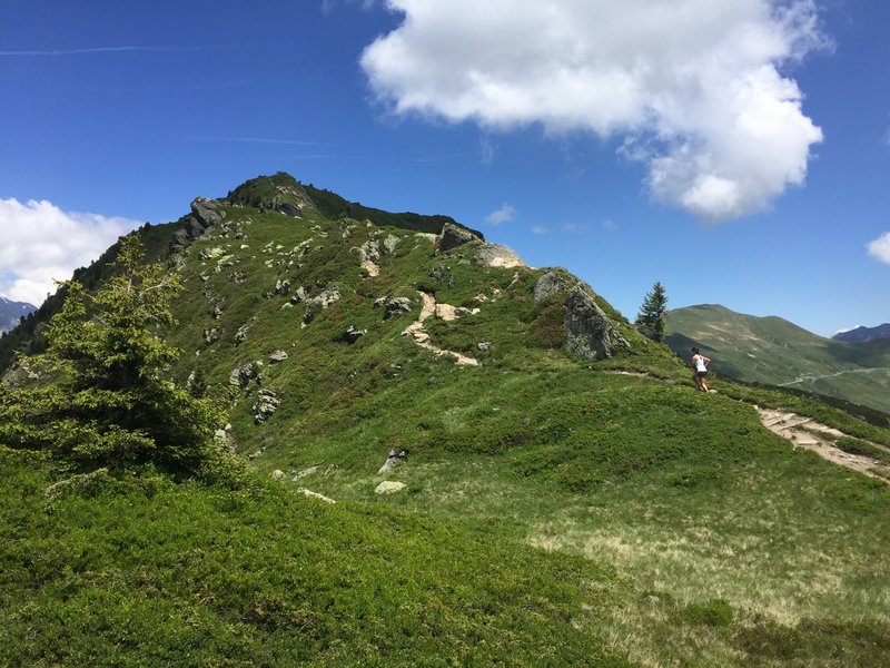 Outstanding trail running on the Aguillette des Posettes