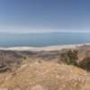 North west view of the Great Salt Lake from the top of Frary Peak.