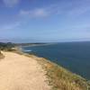 The Palomarin trail makes its way along the coast.