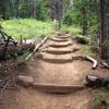 Steps along the trail.