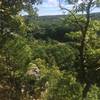 Bluff vier overlooking the Meramec River