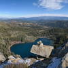 A small cairn above Frog Lake. with permission from George Lamson