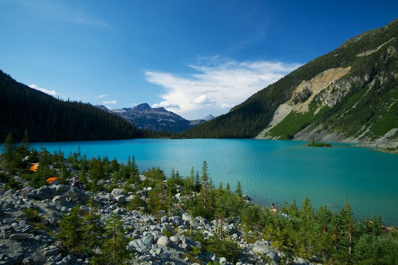 Upper Joffre Lakes.