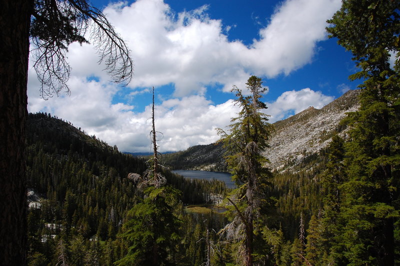 A view down to Stony Ridge Lake.