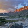 A beautiful sunset in Titcomb Basin.