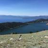 A great view of Marlette Lake and Lake Tahoe