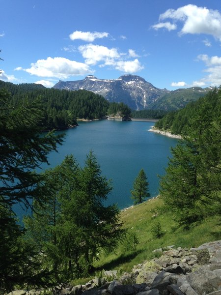 Lake Devero seen from the western side - Lago Devero visto dal lato occidentale