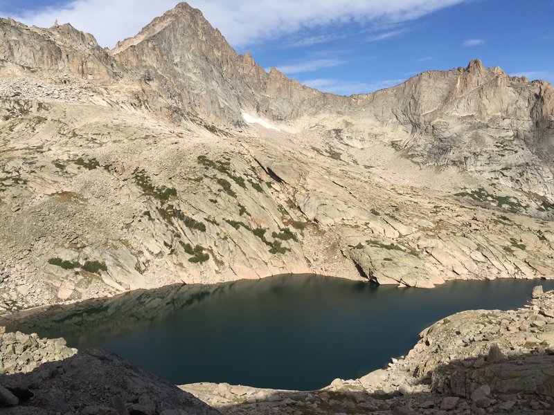 Frozen Lake from the approach to Spearhead.