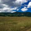 Looking back at Bergen Peak from Elk Meadow.