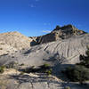 White sandstone contours along the Post Cutoff Trail. with permission from AcrossUtah