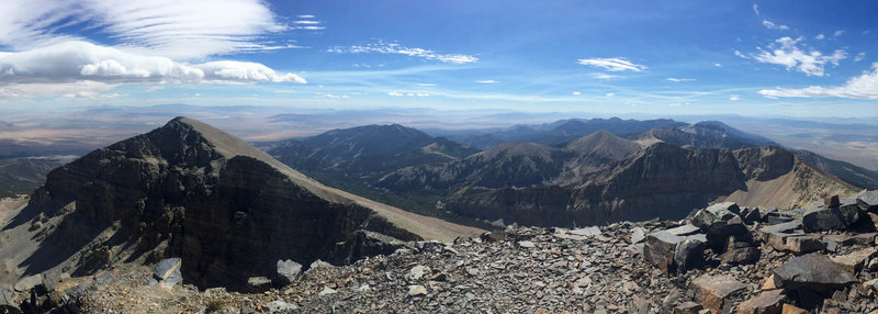 Wheeler Peak summit view.