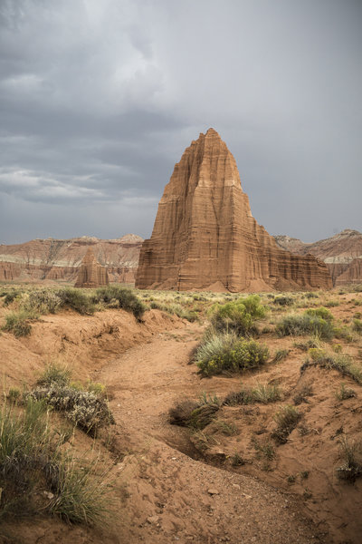 Temples of the Sun and Moon in Cathedral Valley. Photo credit: NPS/Travis Lovell.