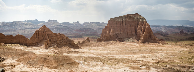 South Desert and Jailhouse Rock. Photo credit: NPS/Travis Lovell.