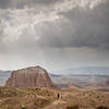 Headed back from the Lower South Desert Overlook. Photo credit: NPS/Travis Lovell.