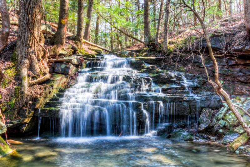 Virgin Falls State Natural Area - Big Laurel Creek.