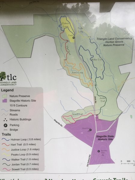 Official map at the trailhead.