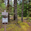 Trailhead in Riley Horse Campground.  The trail is open to hikers and equestrians.  Photo by Wanderingyuncks.