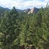 View to the north from overlook point