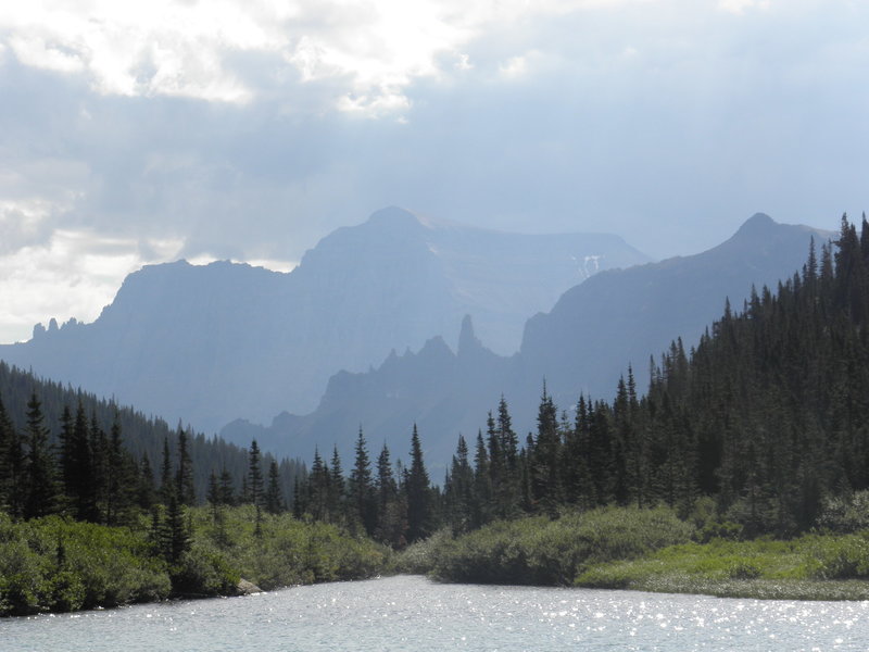 Looking east towards Mt. Cleveland.