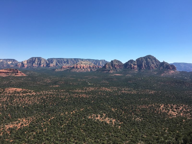 View from Doe Mesa looking east.