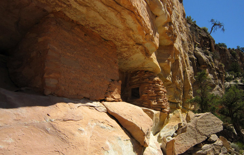 Upper Dark Canyon Granaries. with permission from AcrossUtah