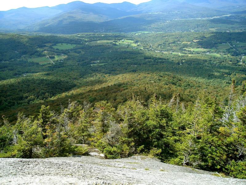 Looking down Stowe Pinnacle's barren top. with permission from irishlazz