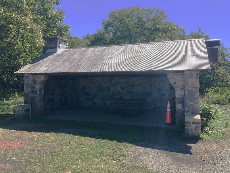 Interior View of Byrd's Nest  #2 Day Use Shelter