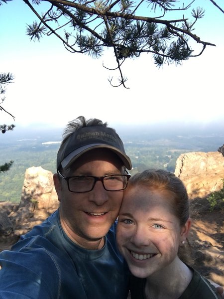 Perfect summit spot for trail mix