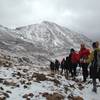 Beginning the descent to Independence Lake.