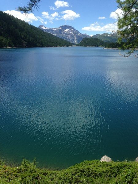 Electric blue water that leaves you speechless.