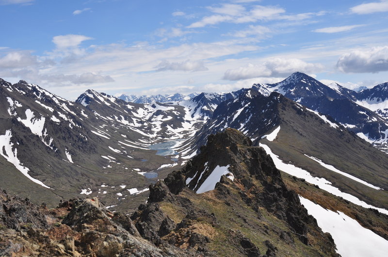 Top of the peak.