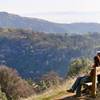 Enjoying the view at Henry Coe State Park.