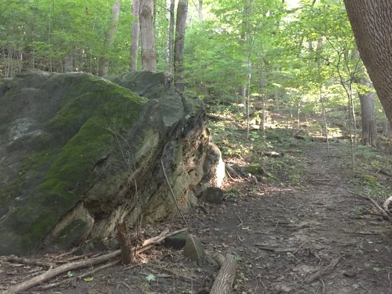 Lots of rock formations similar to this can be found around the trails.