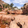 Beautiful canyon leading to Anasazi ruins.