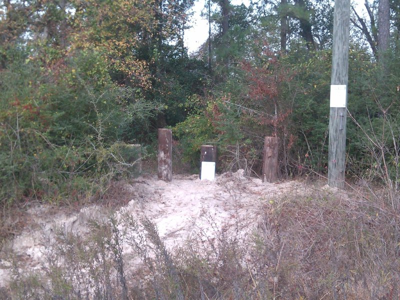 ATV Barricades provided by Harris County Pct 4 Parks.