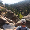 Top of a dry Horsetooth Falls.