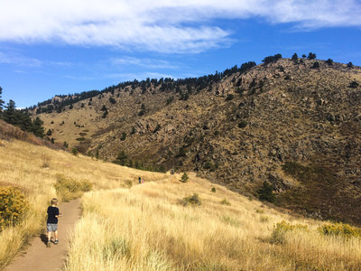 Heading up to the Horsetooth Falls