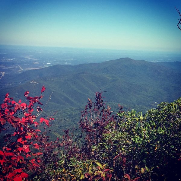 This was taken from the rocks on the left just before reaching the fire tower! Incredible views!