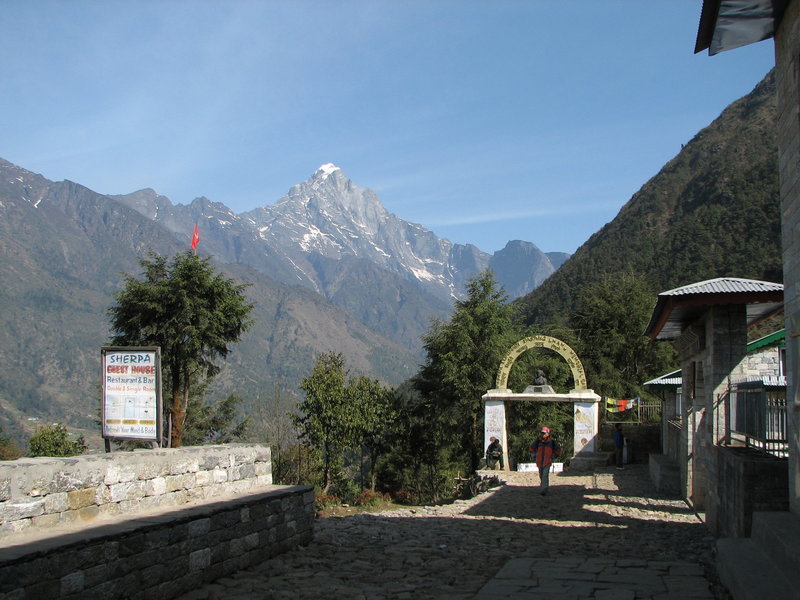 Nepal - Sagamartha Trek. First trek view.