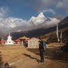 Just climbed up to Tengboche.