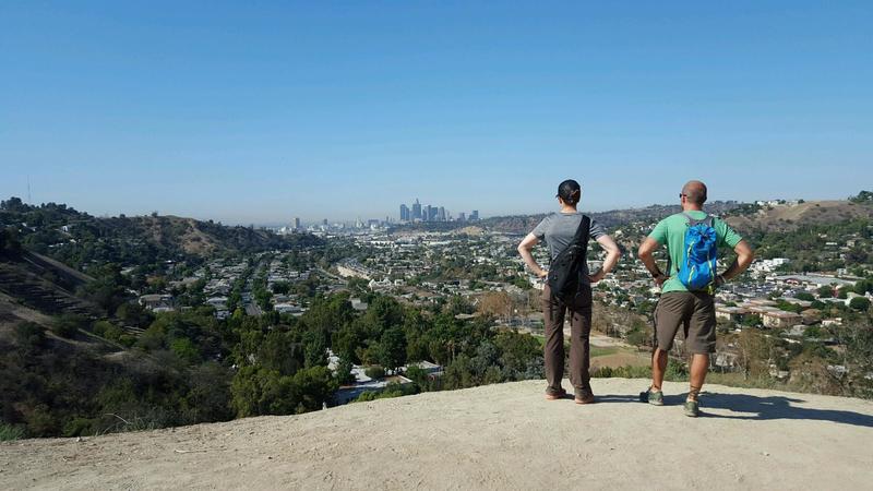 View of DTLA from the trail.