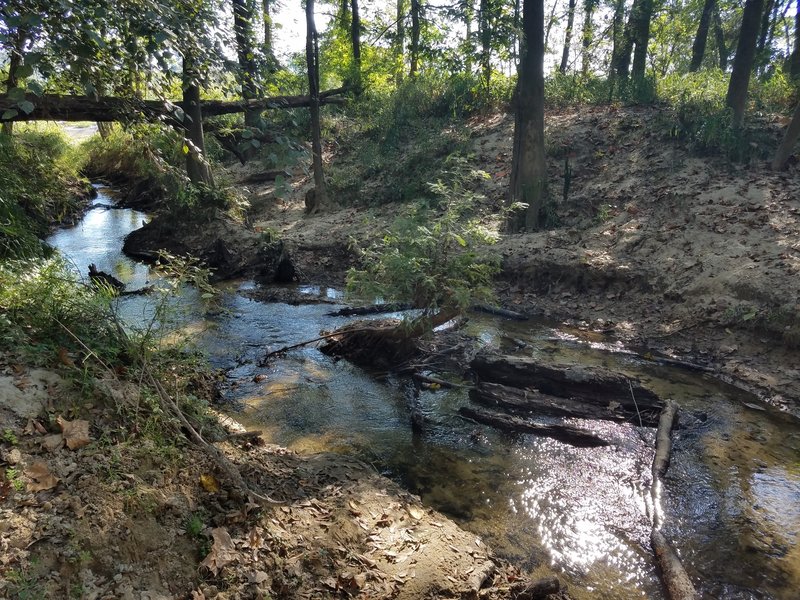 The only water-crossing without a bridge.