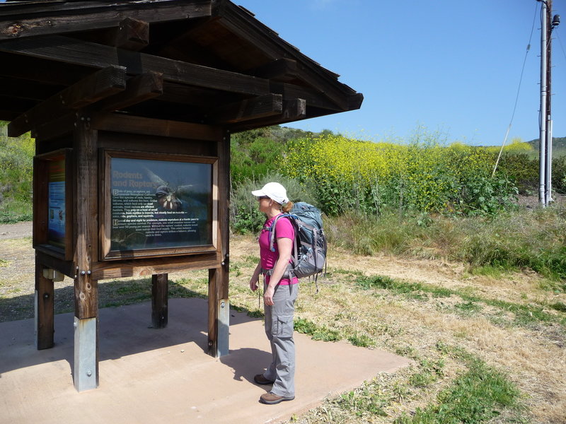 Kiosk at the No Dogs Trail.