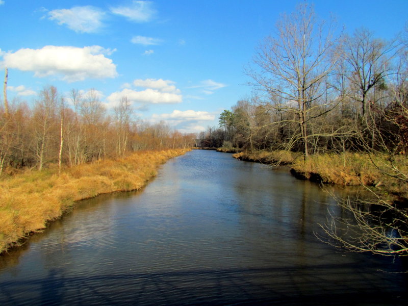 Lake Crabtree County Park on a fall afternoon.