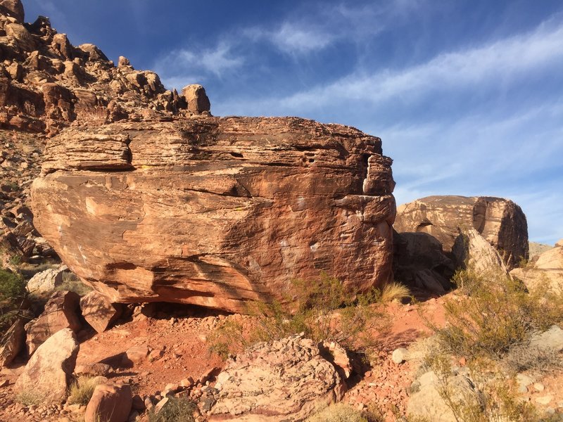 Boulder off the trail.