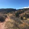 Views of the trail and the general landscape.