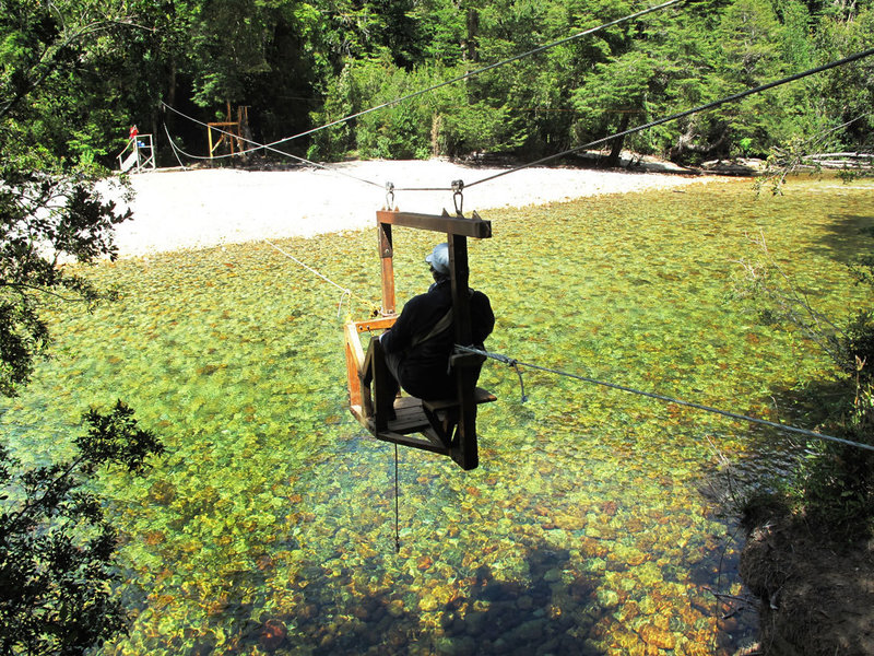 River crossing.