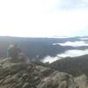 Taking in the view on the summit.